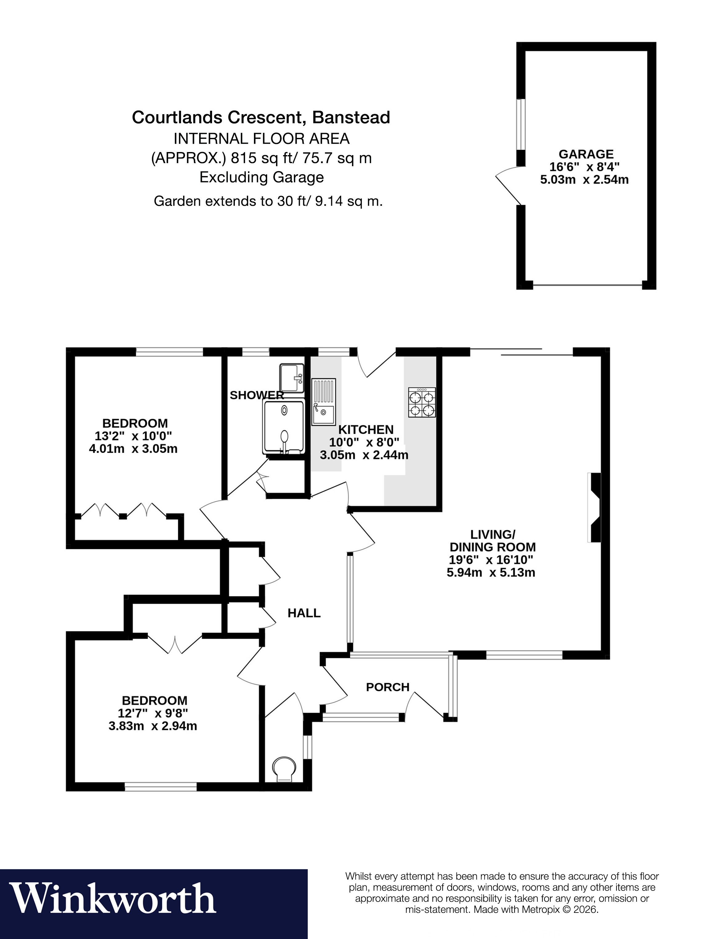 Courtlands Crescent, Surrey floorplan