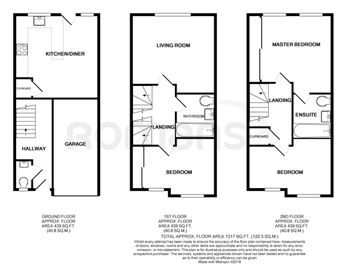 3 Bedrooms Terraced house to rent in Beech Close, Aldershot GU12