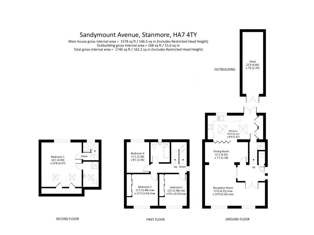 4 Bedrooms Terraced house for sale in Sandymount Avenue, Stanmore HA7