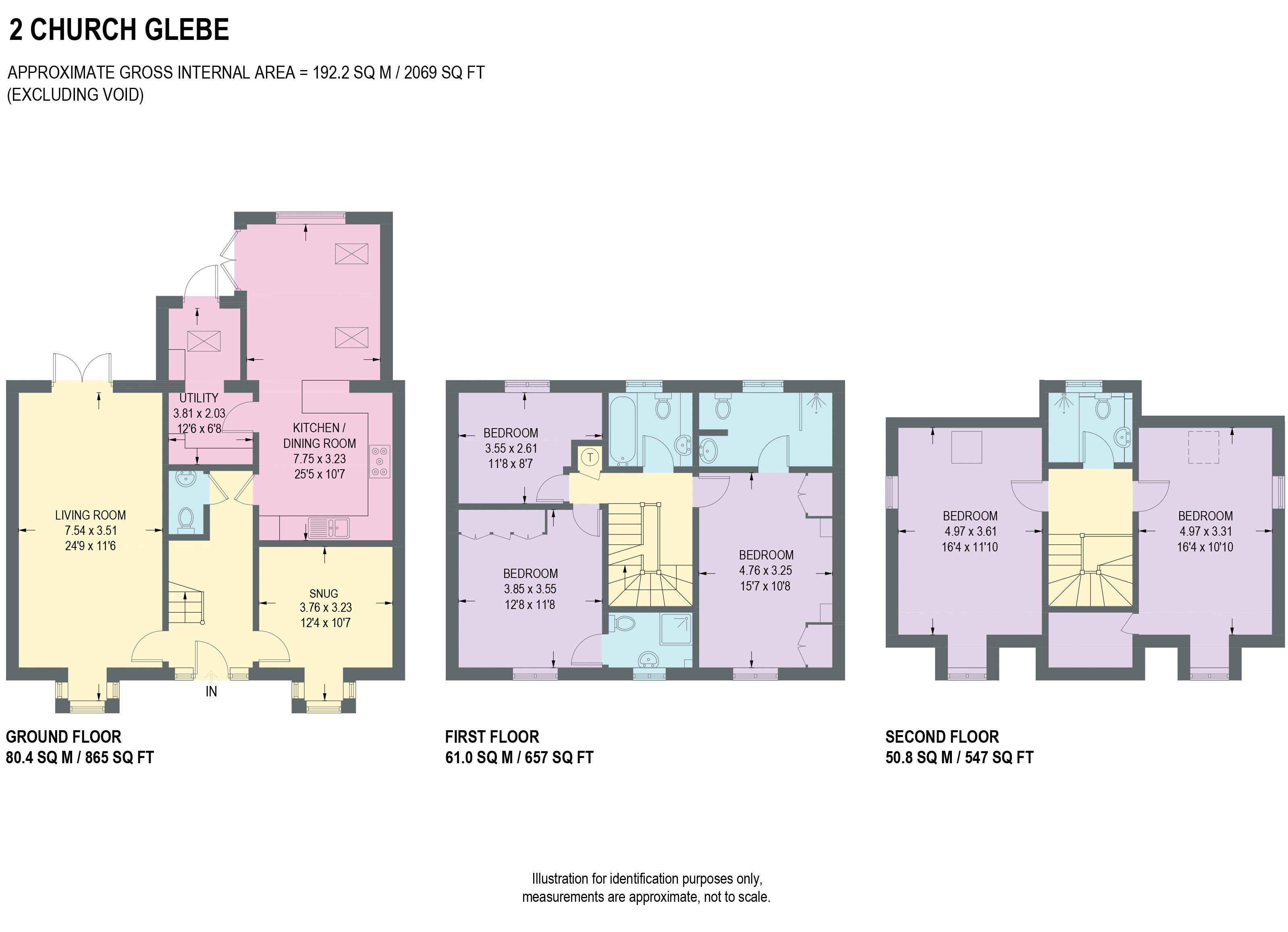 2, Church Glebe, Sheffield floorplan
