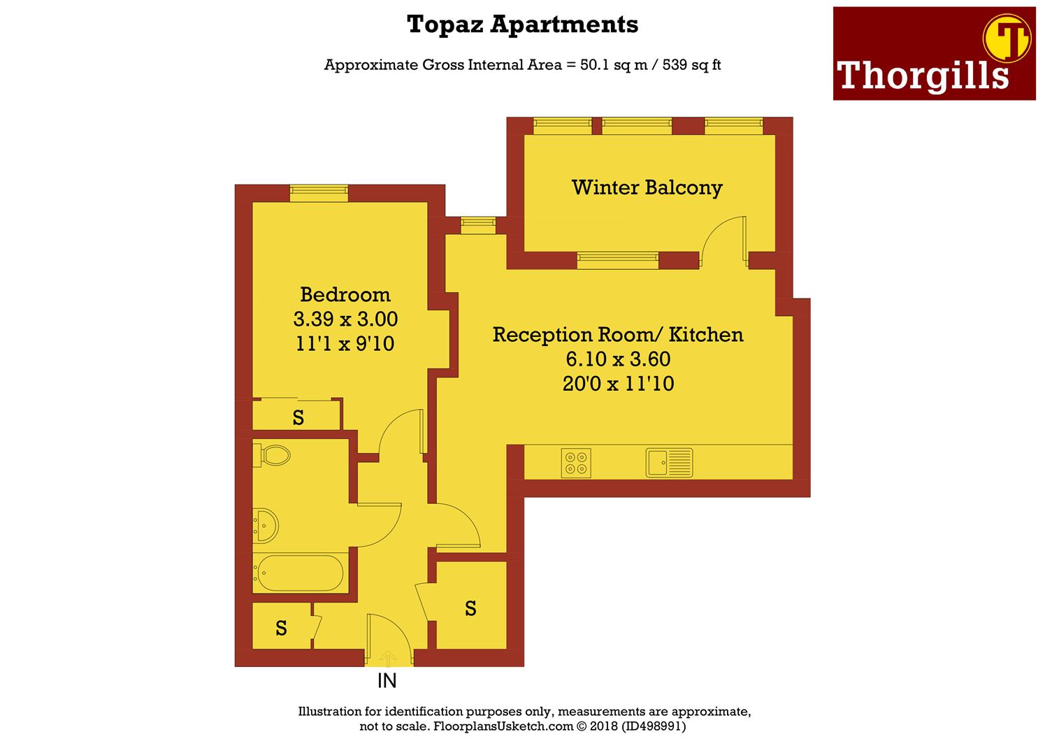 1 Bedrooms Flat for sale in Topaz Apartments, High Street, Hounslow TW3