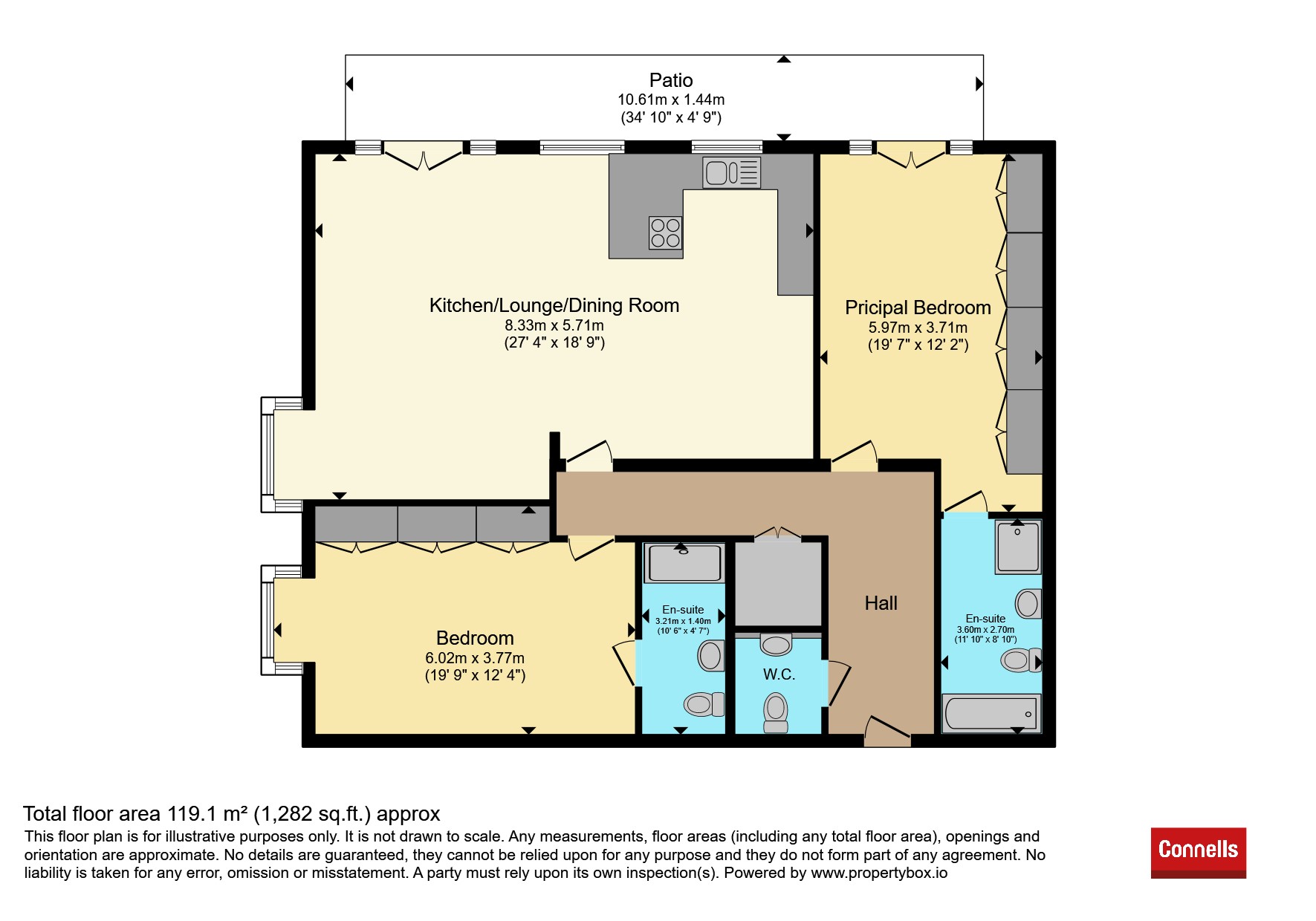 Flat 3, Saxby Court, 128, Aldenham Road, Bushey floorplan