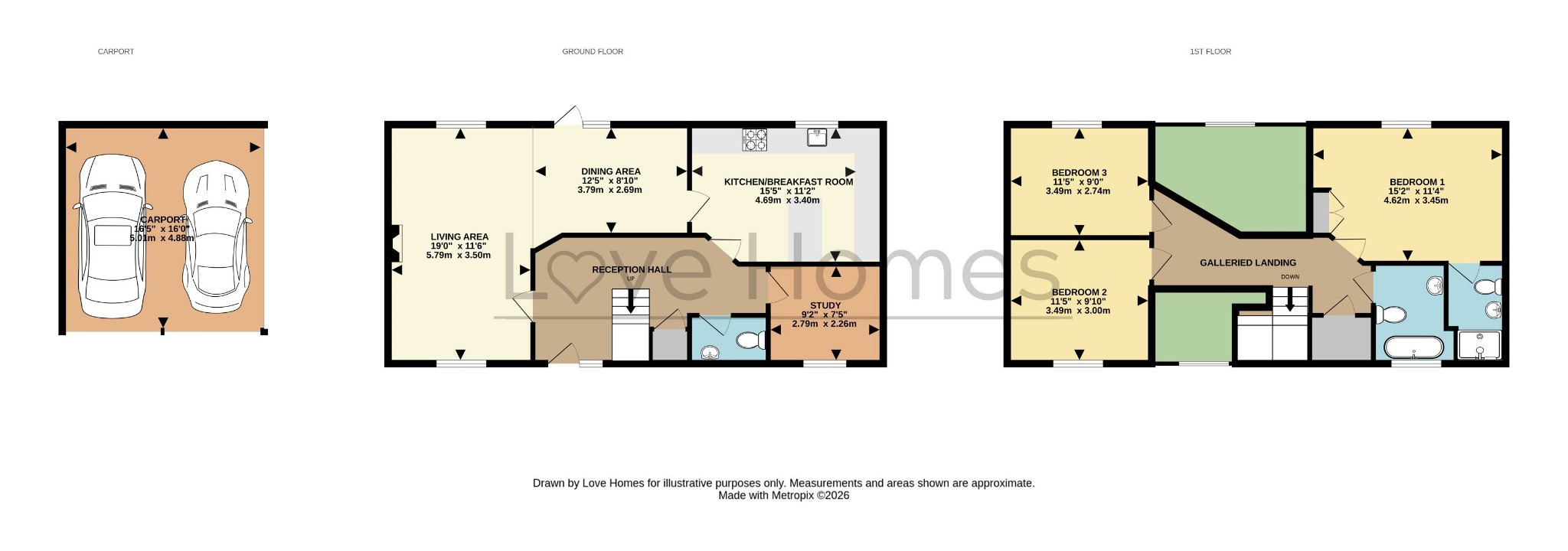 The Granary, Brook Lane, Bedford floorplan