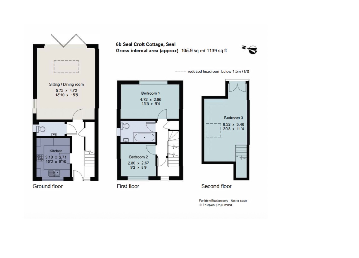 6B Seal Croft Cottages,, Childsbridge Lane, Sevenoaks floorplan