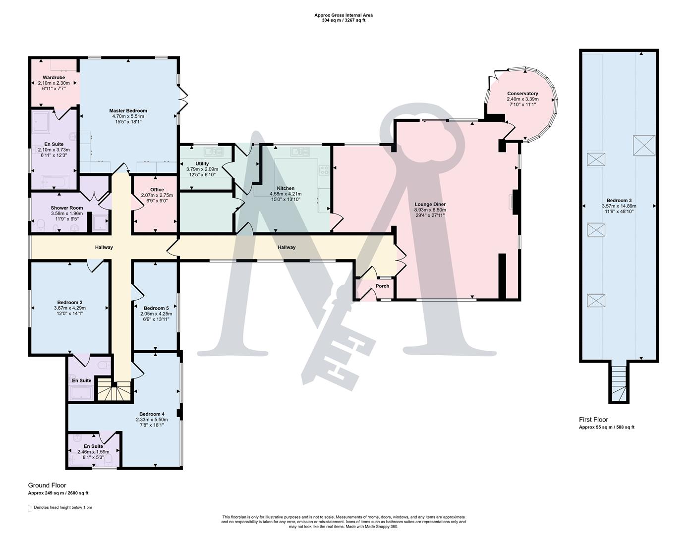 14, Worthington Lane, Coalville floorplan