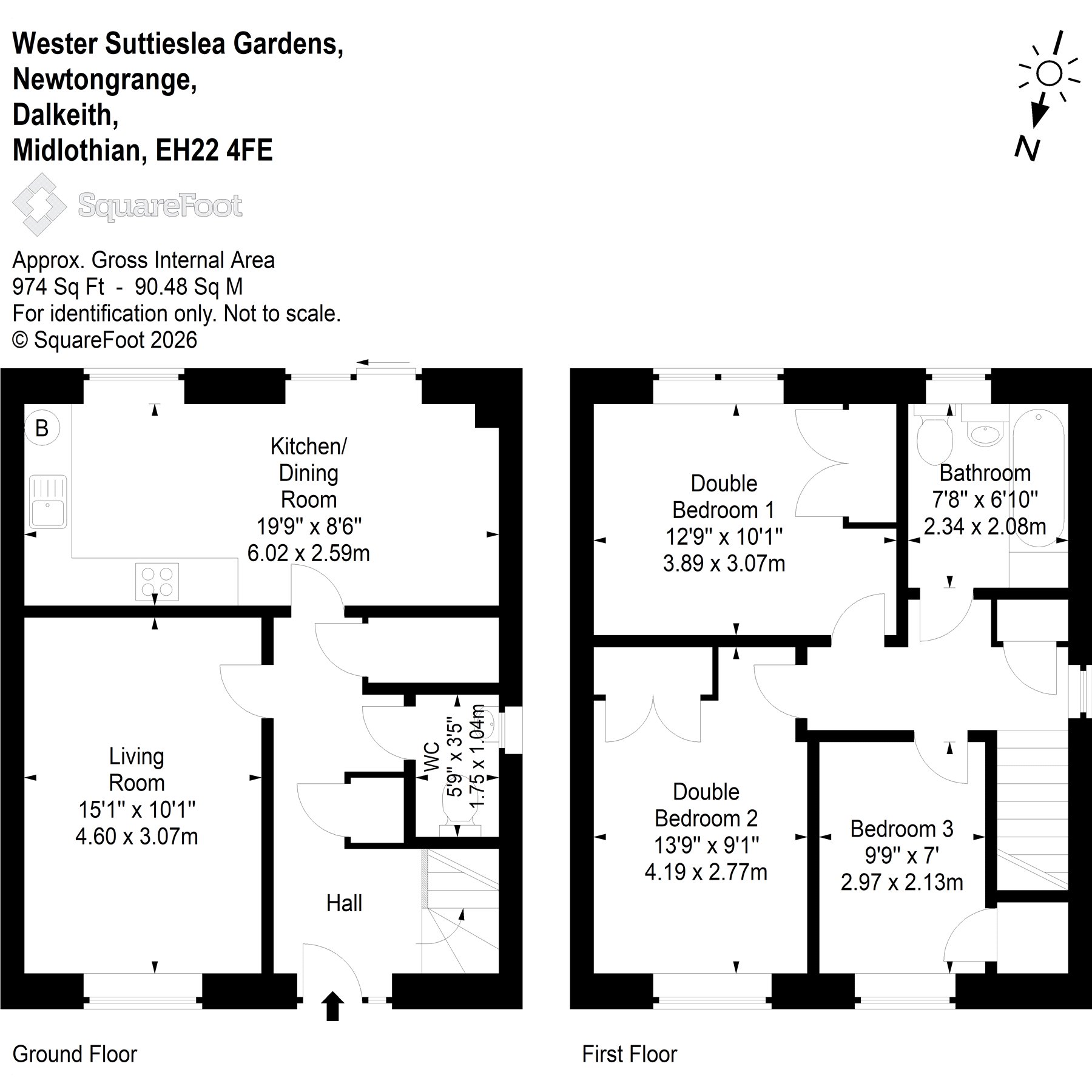 Newtongrange Dalkeith floorplan