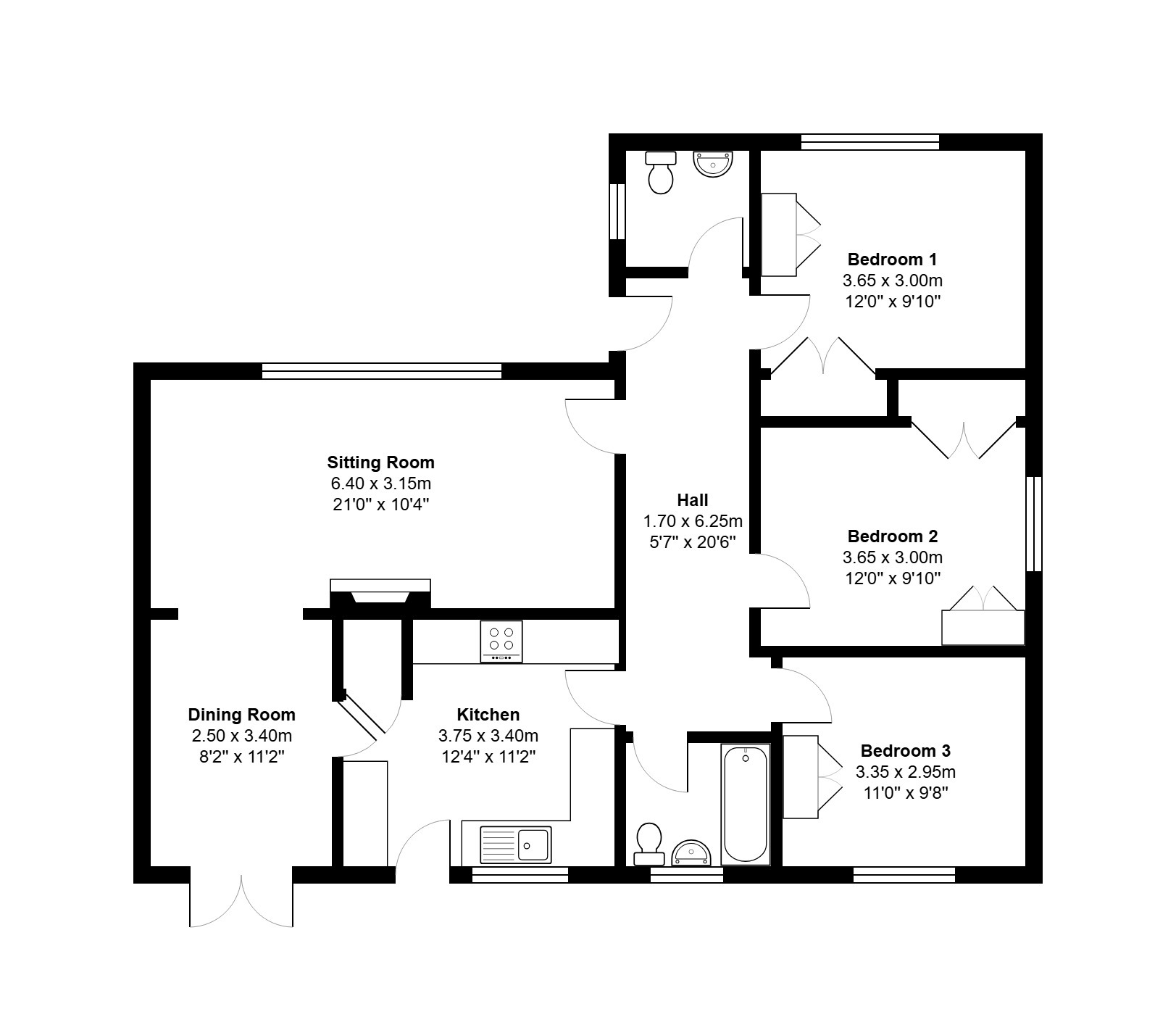 12, Strachan Close, King's Lynn floorplan