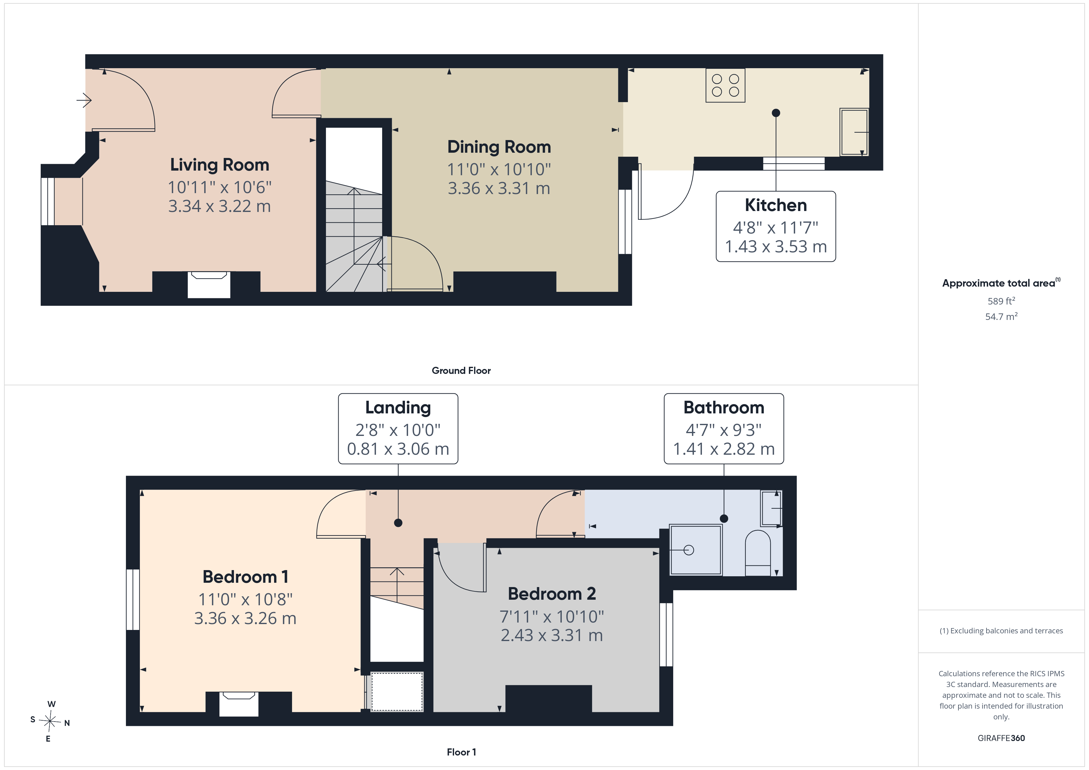 94, Crossman Street, Nottingham, NG5 2HL floorplan