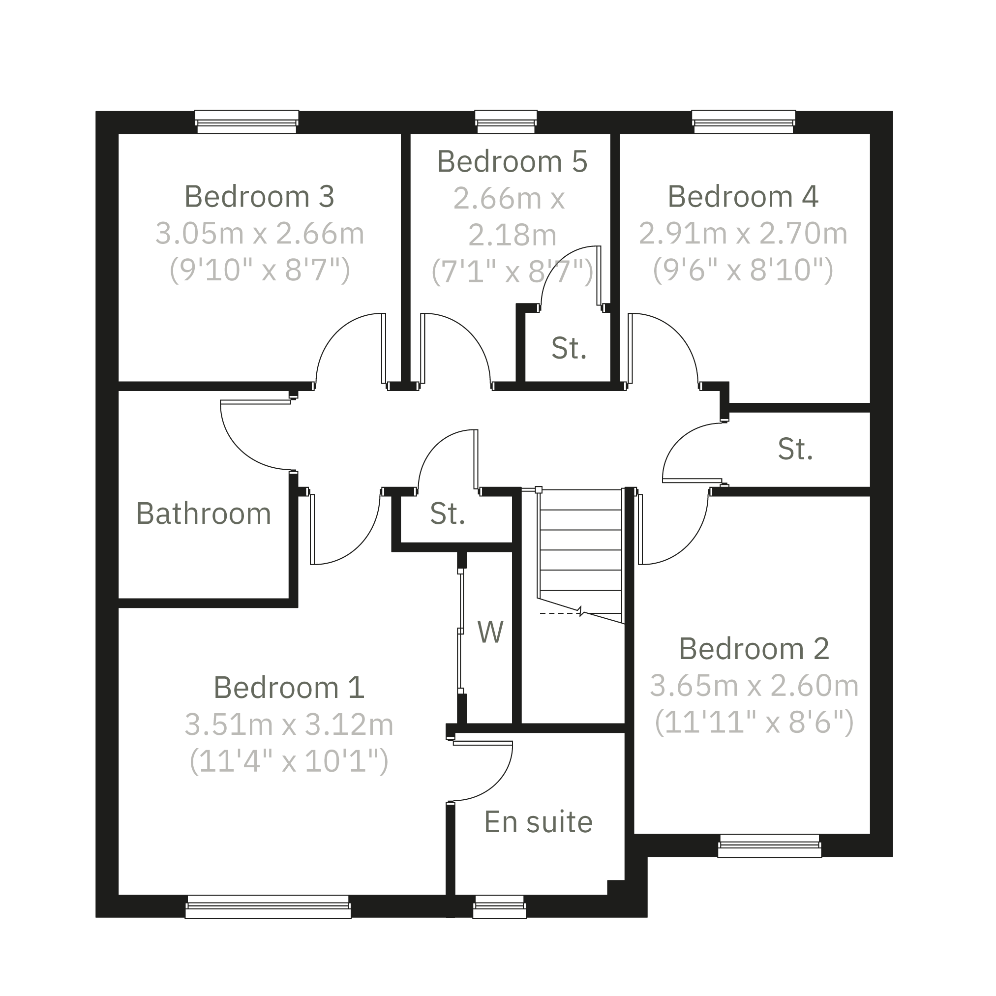 "The Holywell" at Dappers Lane, Angmering, Littlehampton BN16, 5 bedroom detached house for sale