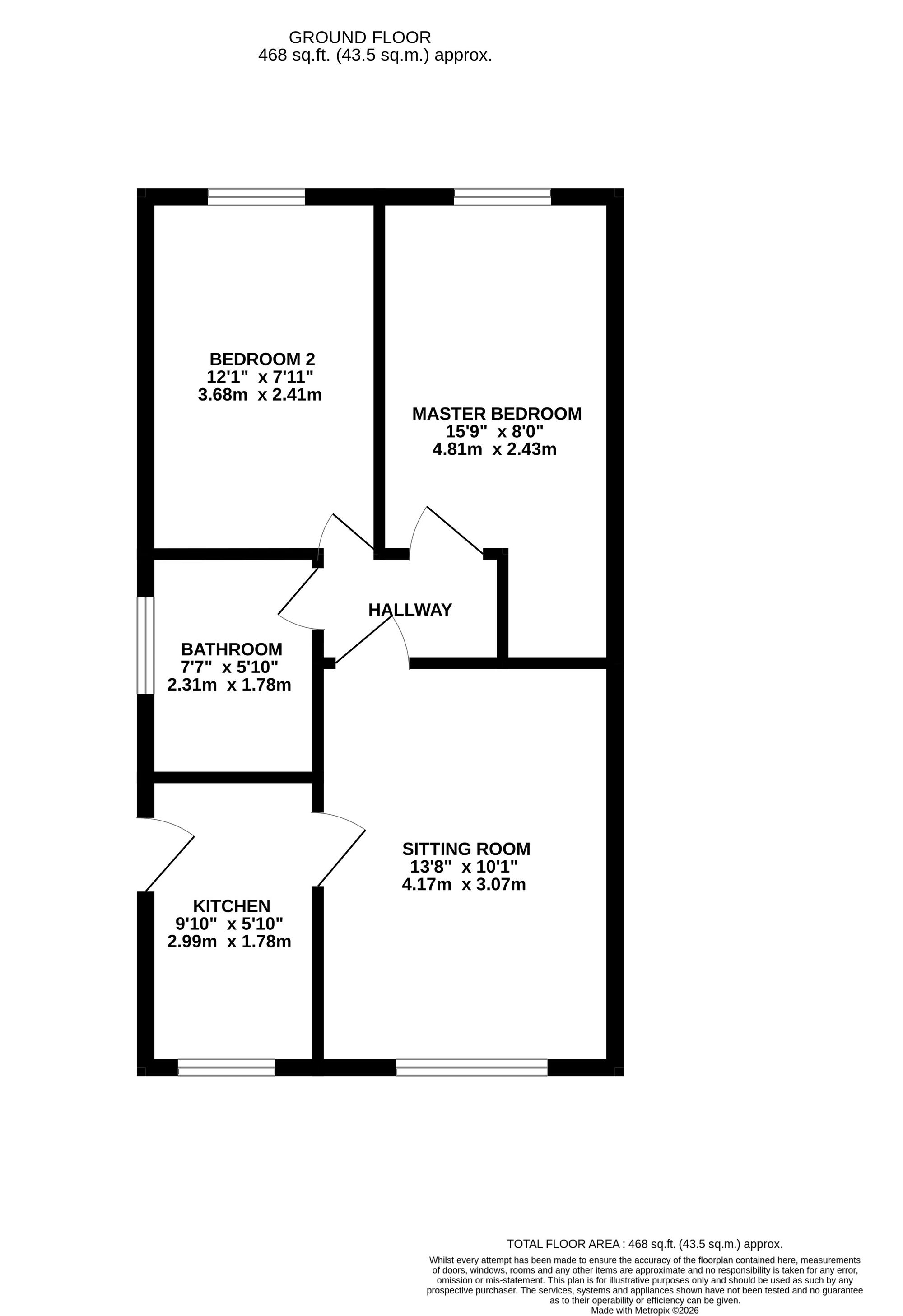 8 Esthwaite Drive, Manchester floorplan