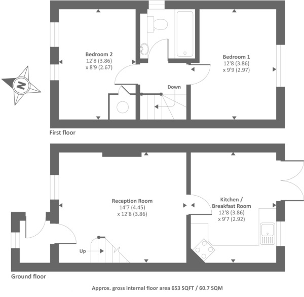 2 Bedrooms Semi-detached house for sale in West End, Woking, Surrey GU24