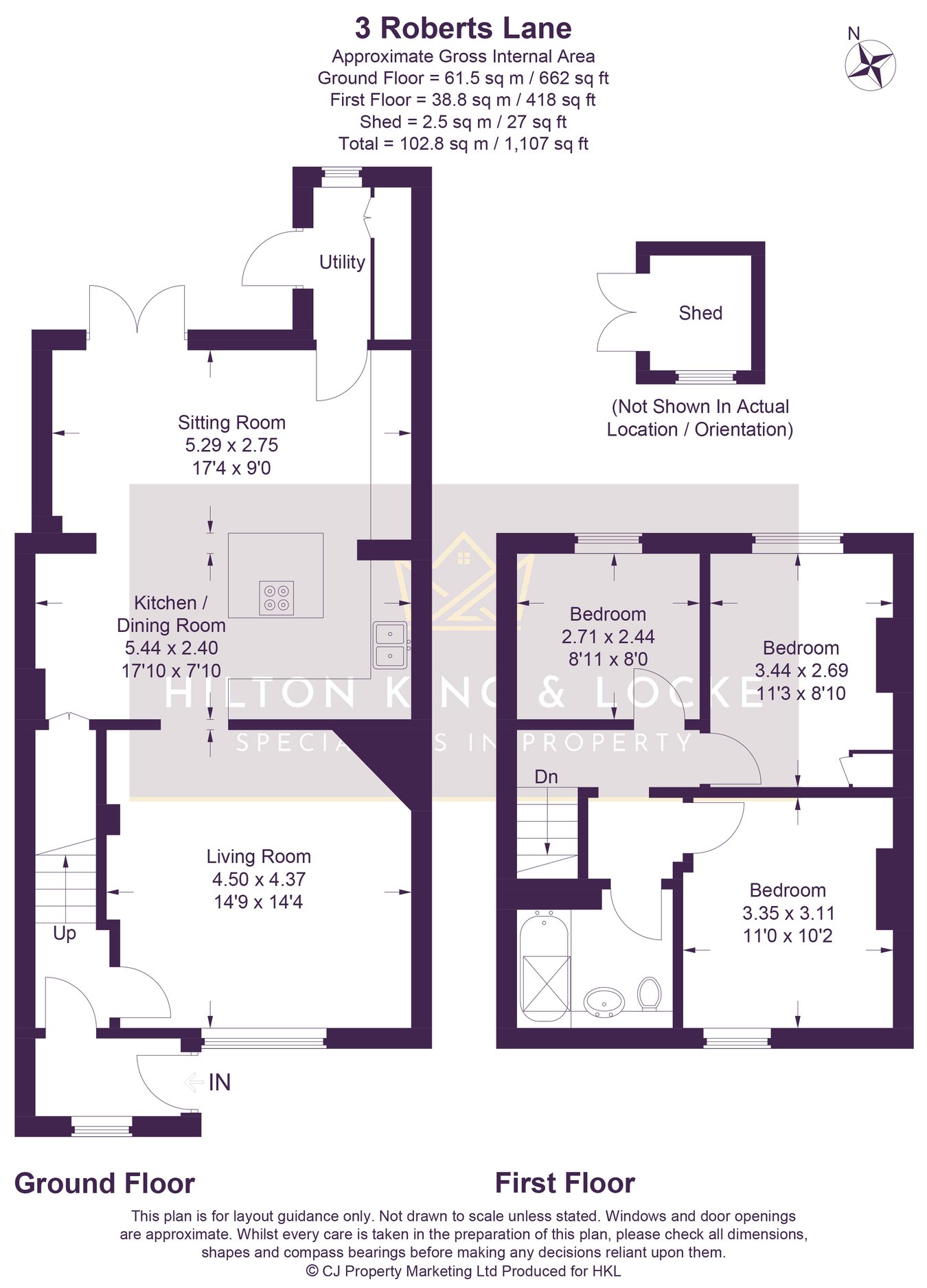 3, Roberts Lane, Gerrards Cross floorplan
