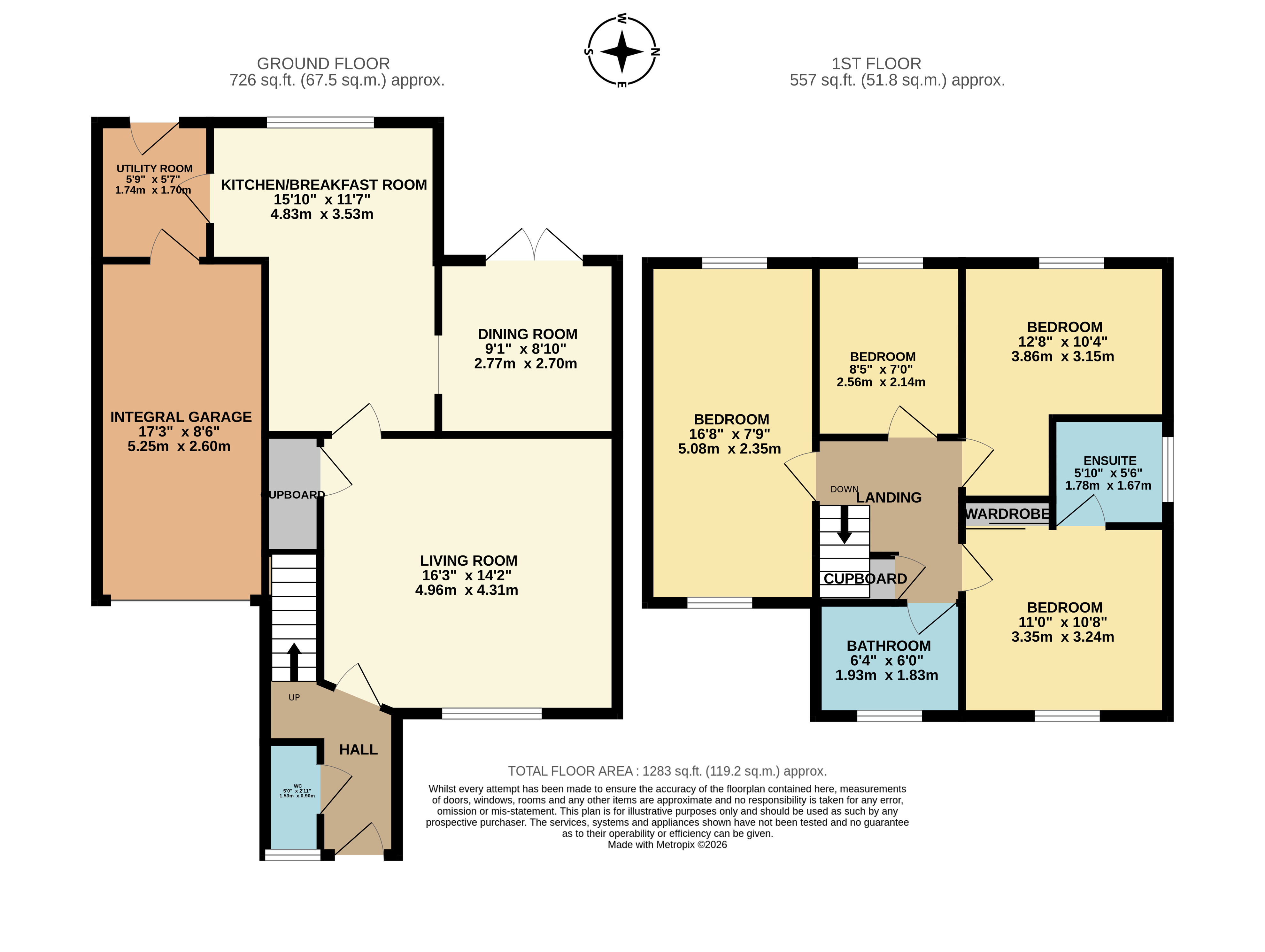 5, Trafalgar Rise, Waterlooville floorplan