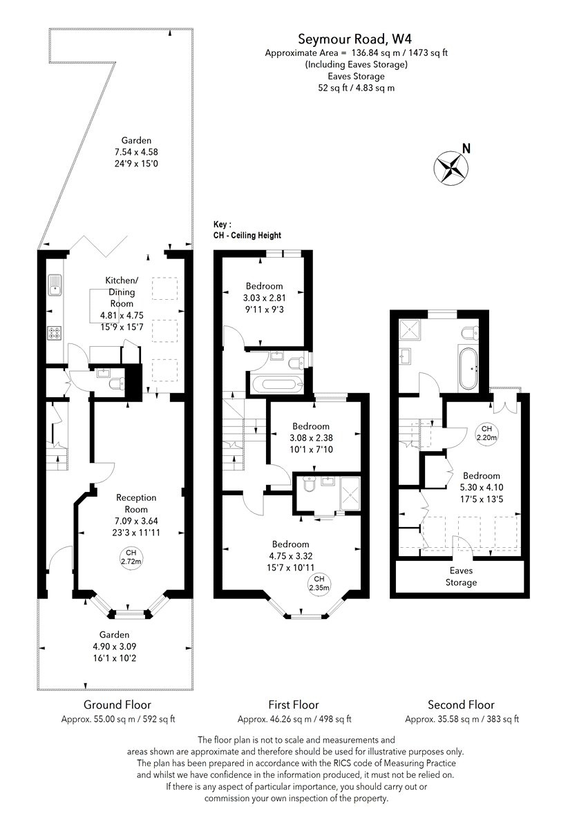 21, Seymour Road, London floorplan
