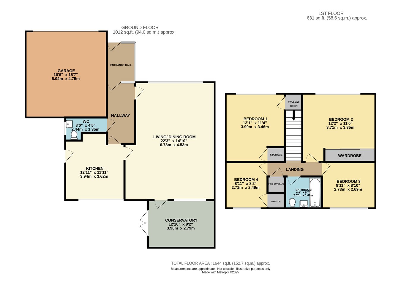37, Egdon Drive, Wimborne floorplan