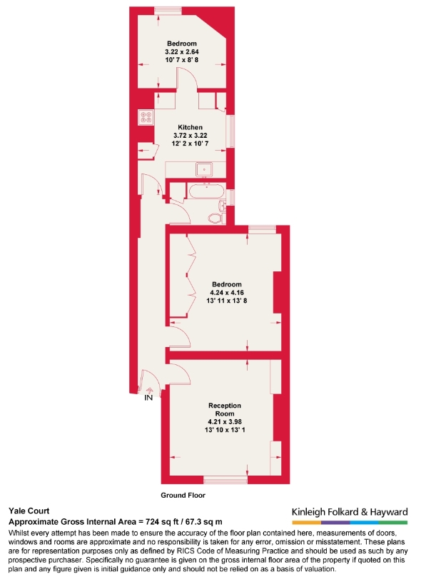 Honeybourne Road, London floorplan