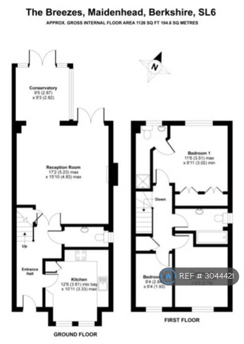 The Breezes, Maidenhead floorplan