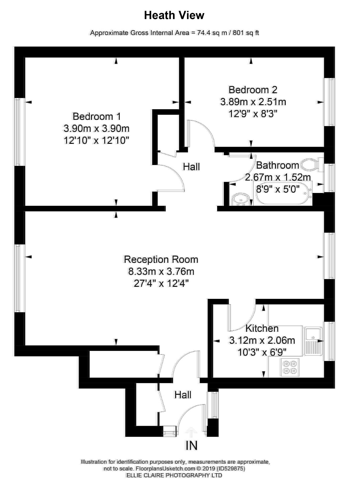 2 Bedrooms Flat to rent in Heath View, East Finchley, London N2