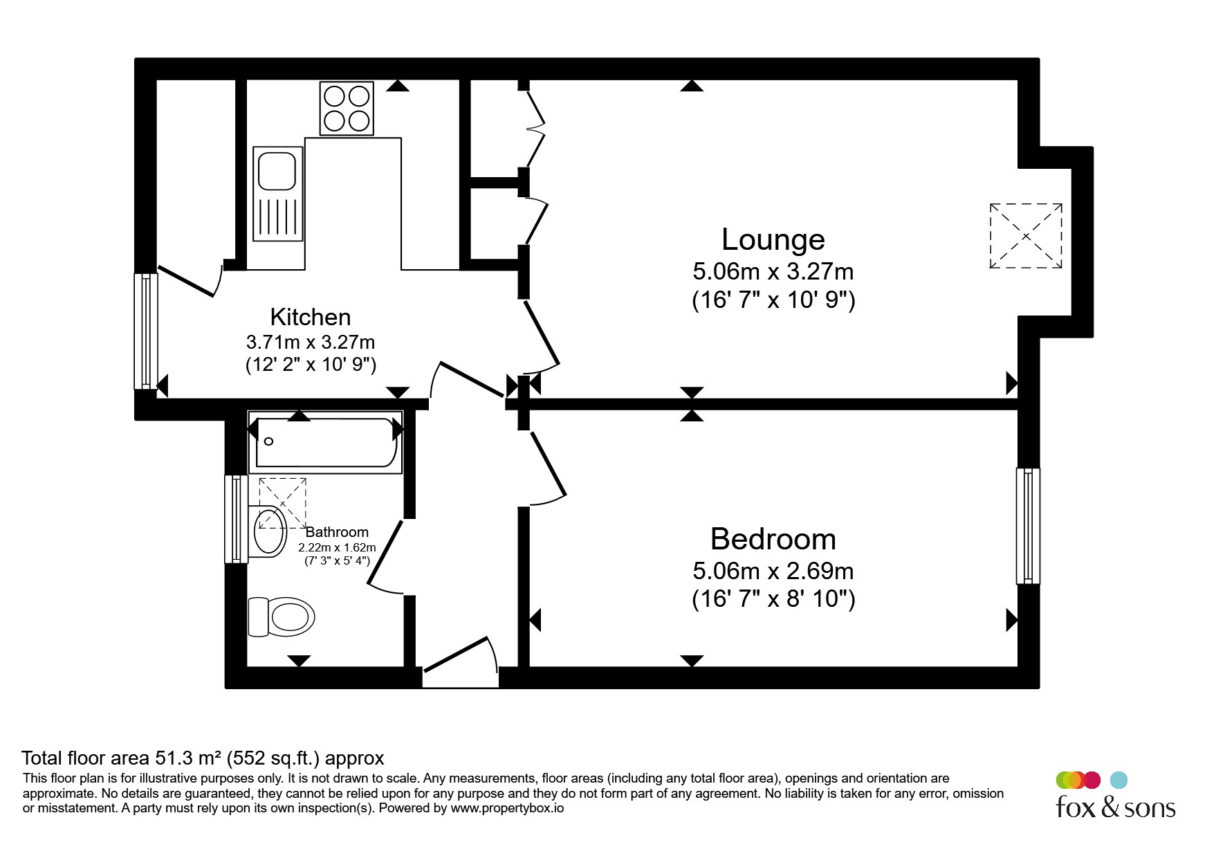 Flat 39, Wessex Court, 71, South East Road, Southampton floorplan