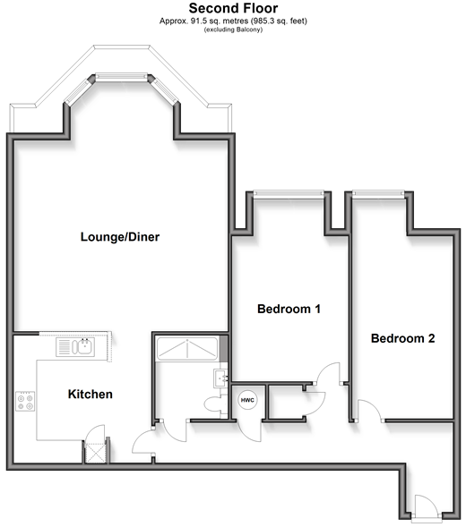 Fairbank Road Southwater, Horsham floorplan