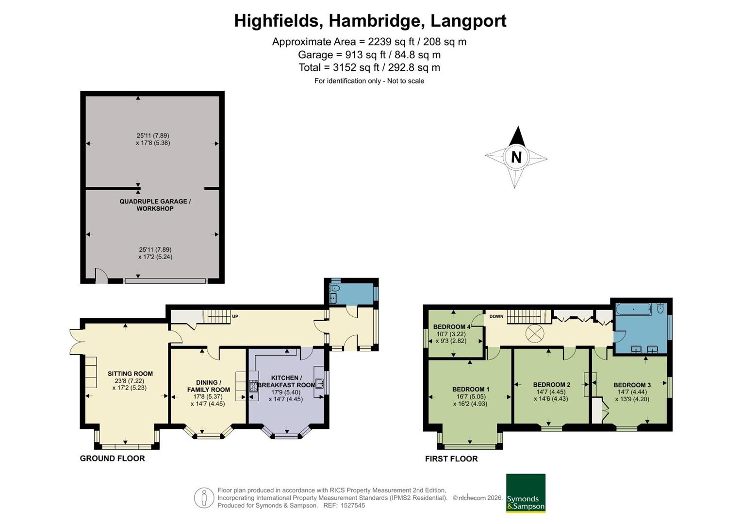 Highfields, Langport floorplan