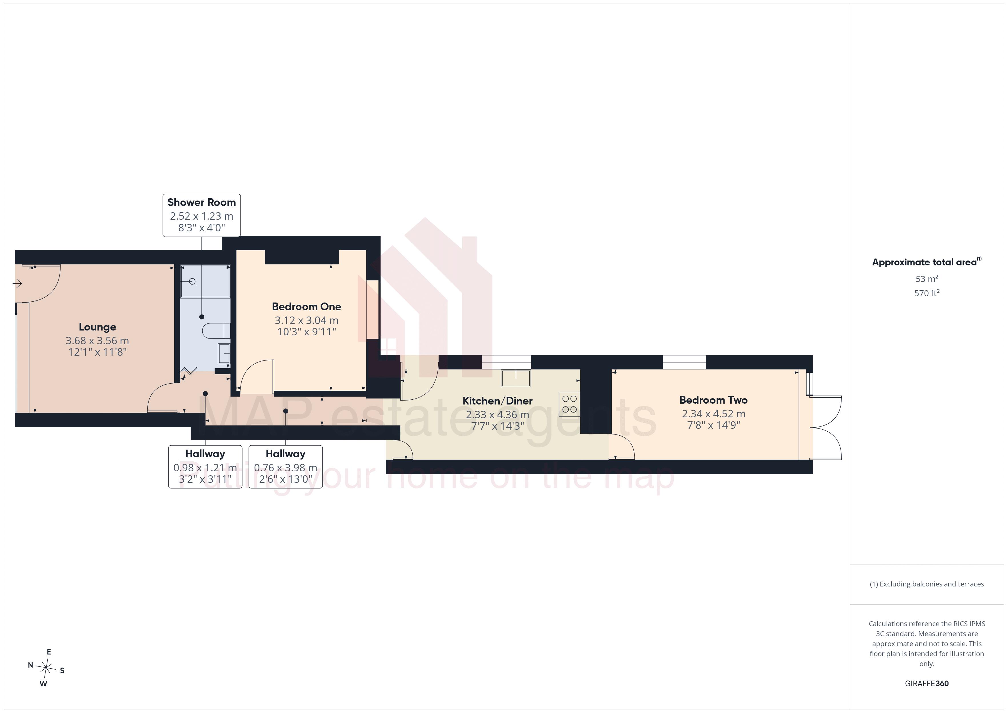 110, Trelowarren Street, Camborne floorplan