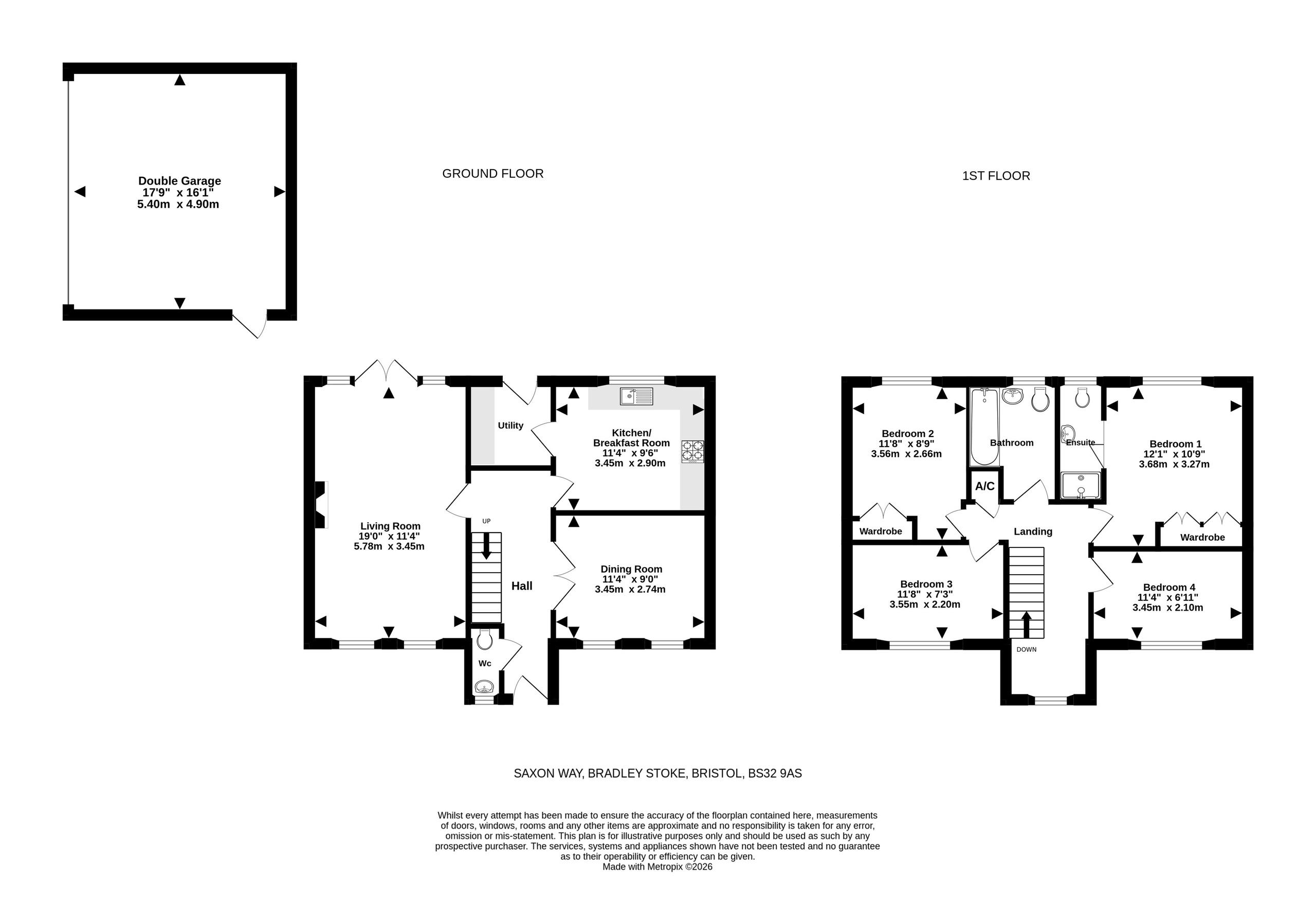 8 Saxon Way, Bristol floorplan