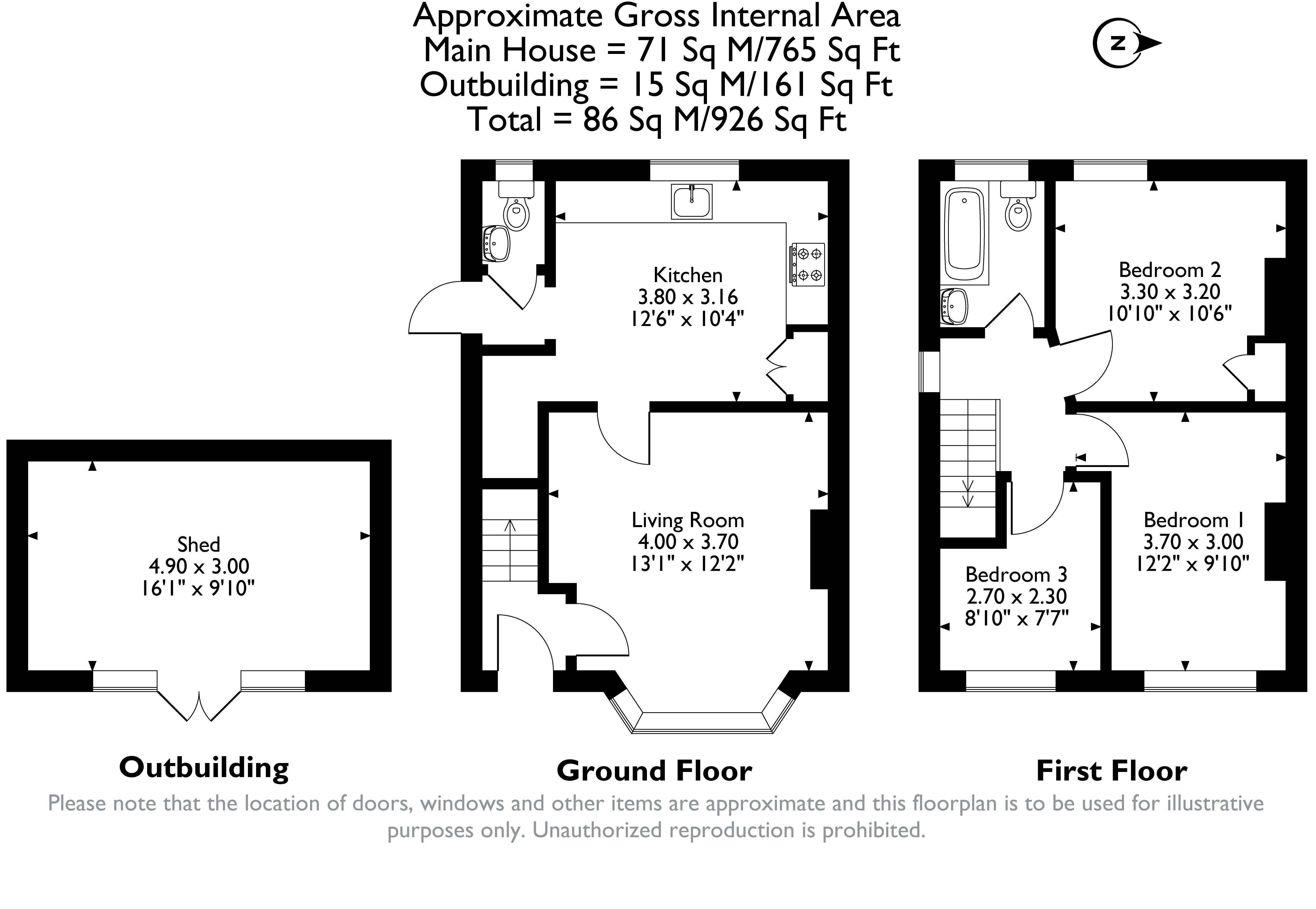 Ashwood Avenue, Lowton floorplan