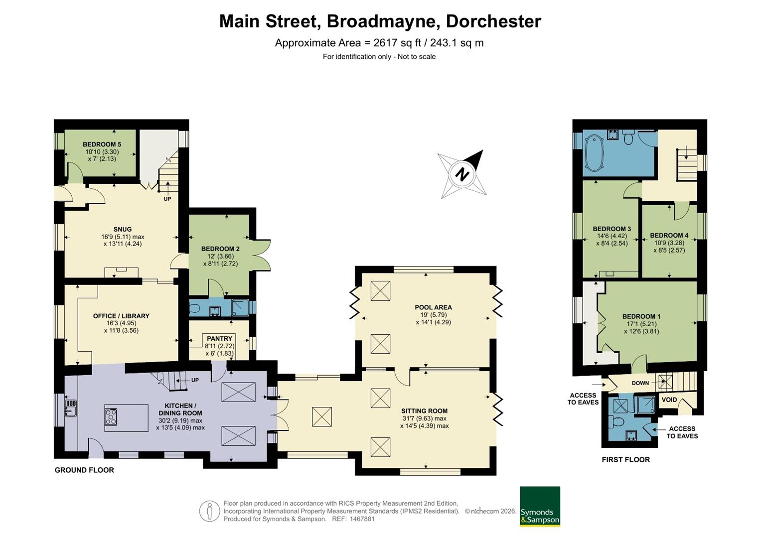 The Old Forge, 35, Main Street, Dorchester floorplan