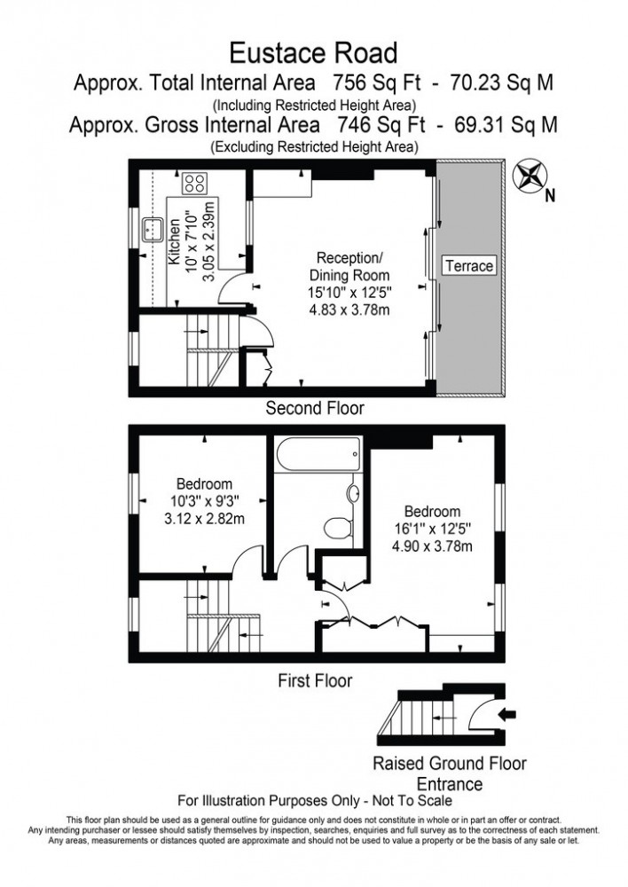 2 Bedrooms Flat to rent in Eustace Road, Fulham SW6