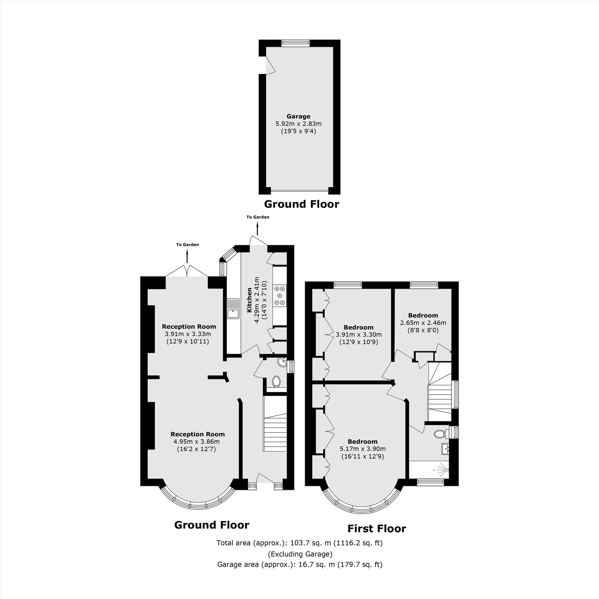 17, Park View Road, London floorplan