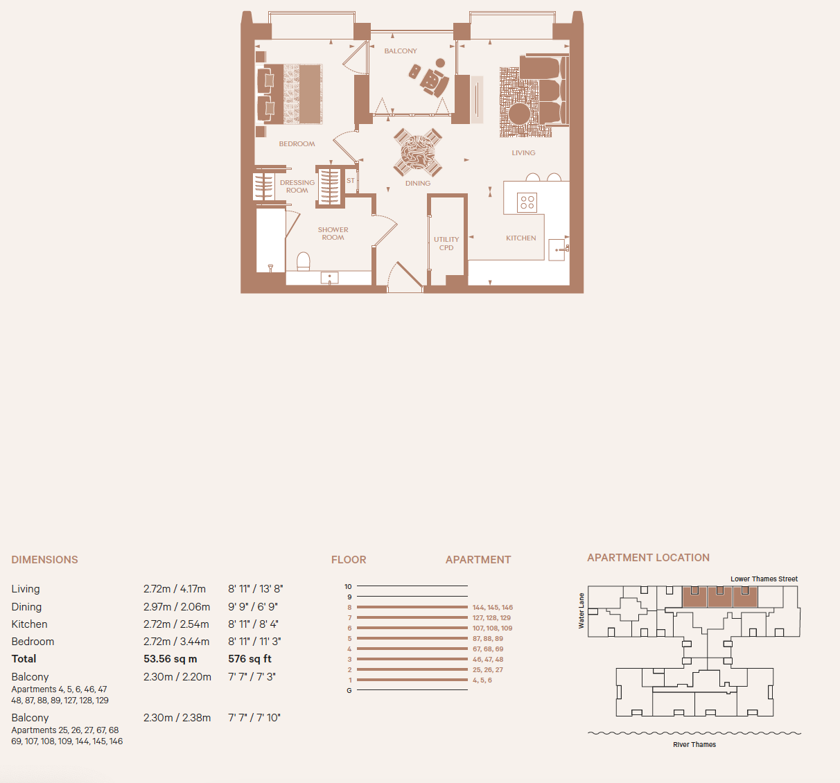 31 , Sugar Quay, Lower Thames Street, City of London, London floorplan