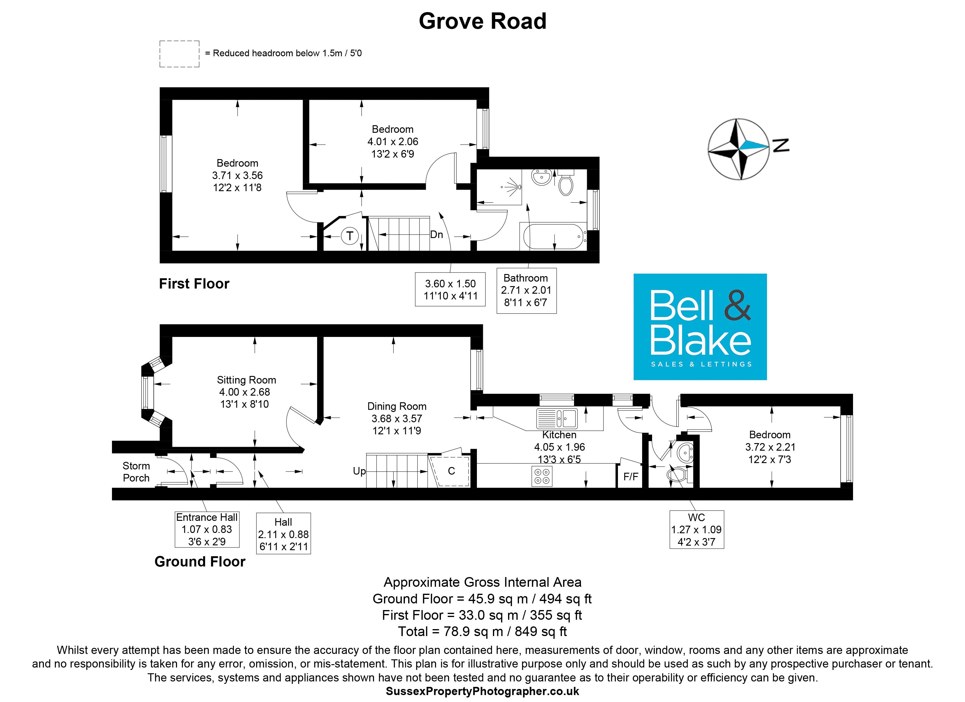 25, Grove Road, Chichester floorplan