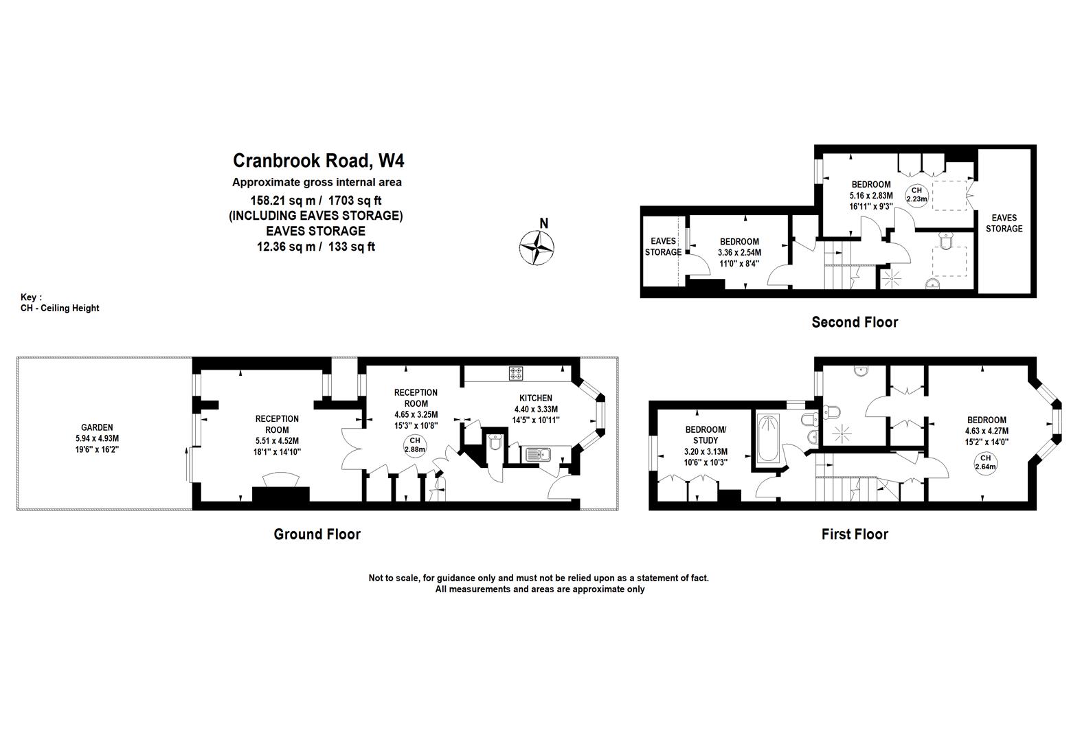 116, Cranbrook Road, London floorplan