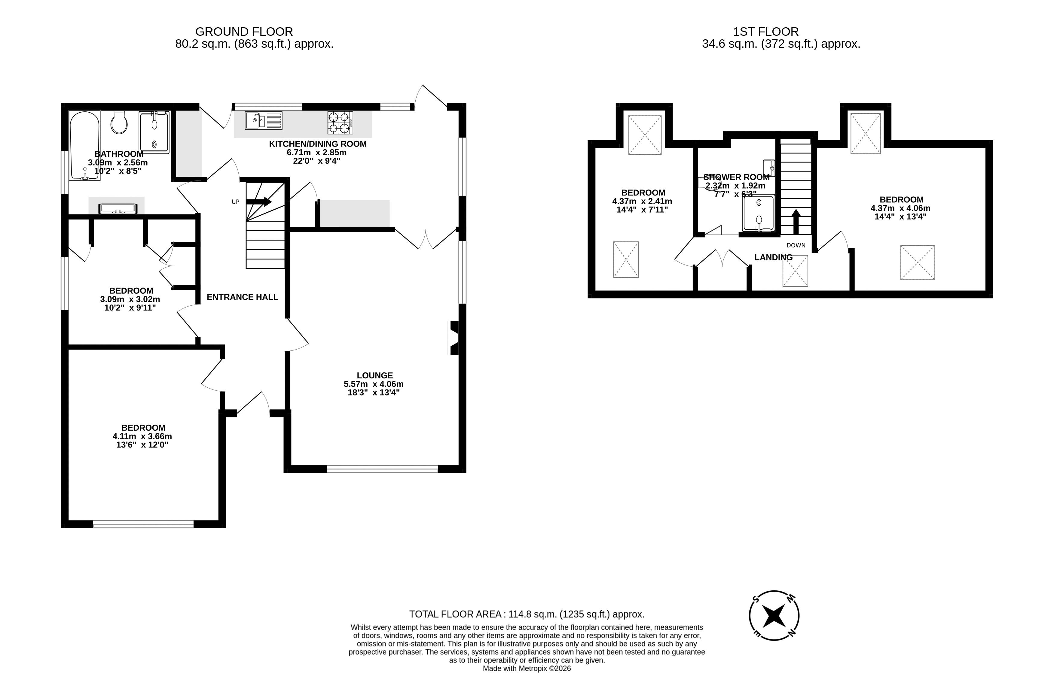 88, Brunel Road, Paignton floorplan