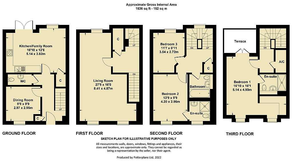 Gloucester Place, Cheltenham GL52, 3 bedroom town house for sale