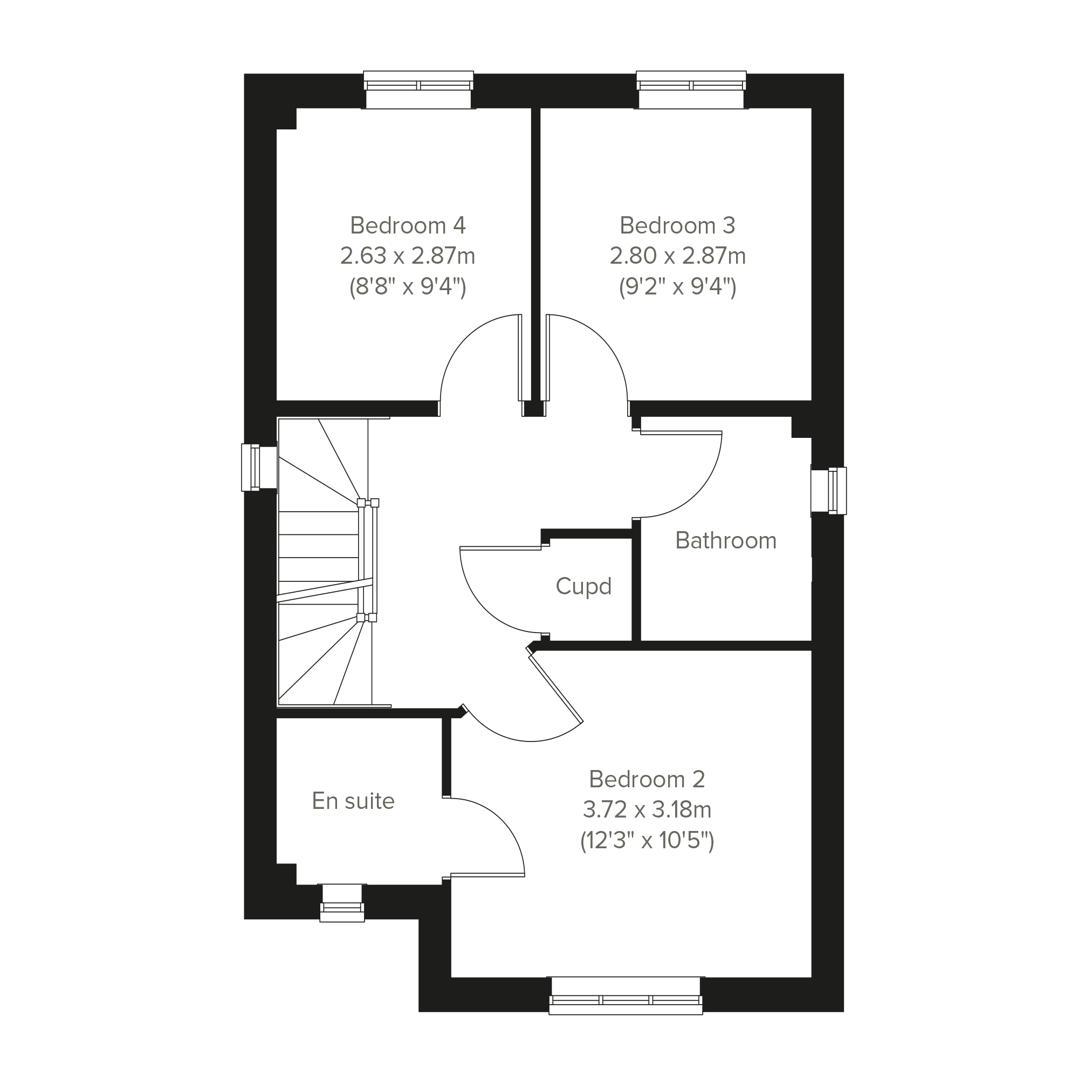 563, 82 Eliot Gardens, Coventry floorplan