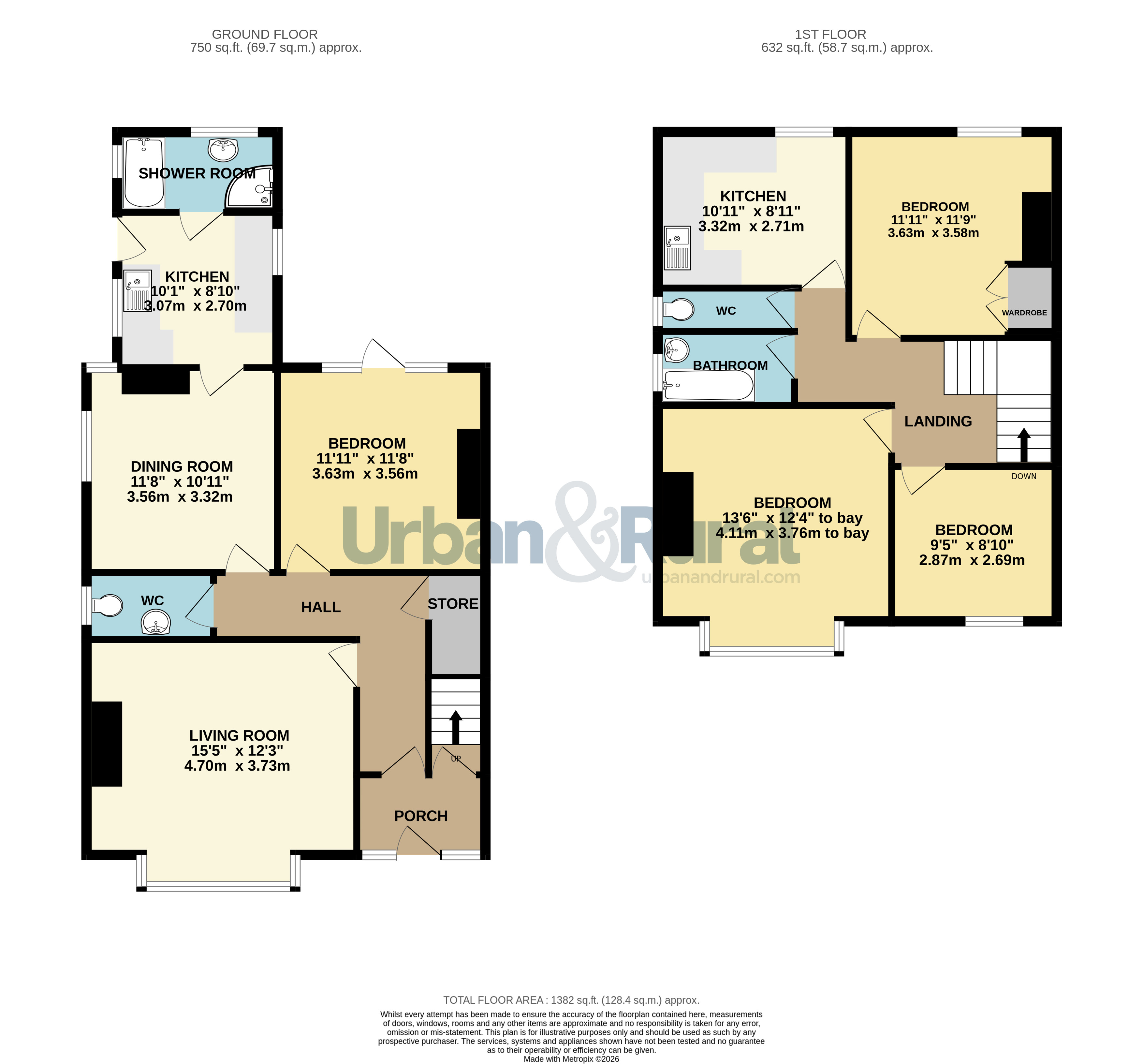 194, Castle Road, Bedfordshire floorplan
