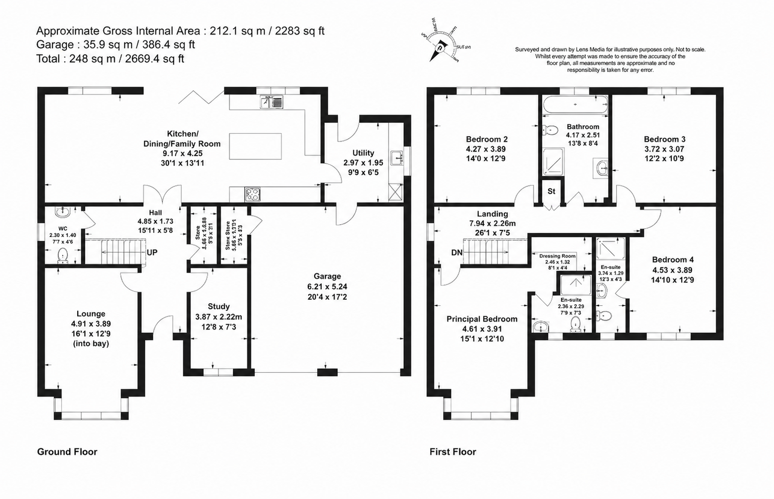 14, Lawton Meadows, Lower Bartle Preston floorplan
