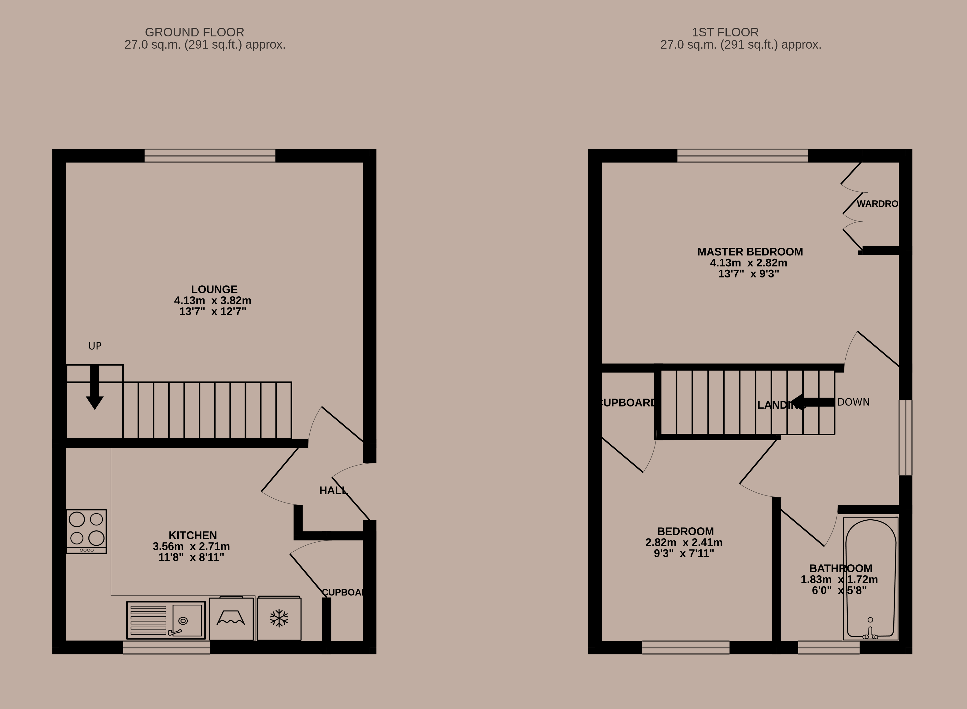 45, Perry Grove, Loughborough floorplan