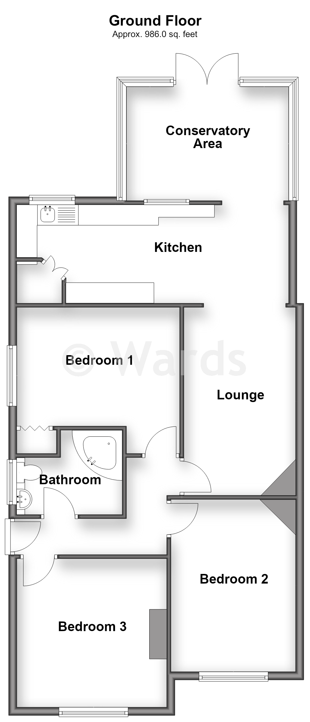603, Loose Road, Maidstone floorplan