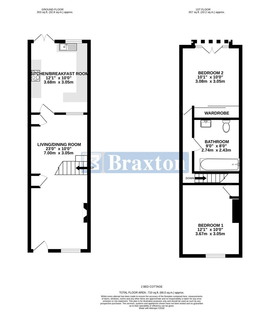 2 Waterside Cottages, Ferry Road, Maidenhead floorplan