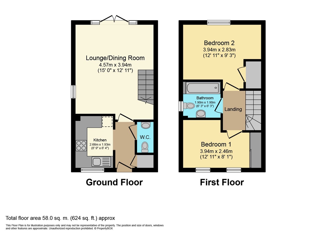 2 Bedrooms Terraced house for sale in Mill-Race, Abercarn, Newport NP11