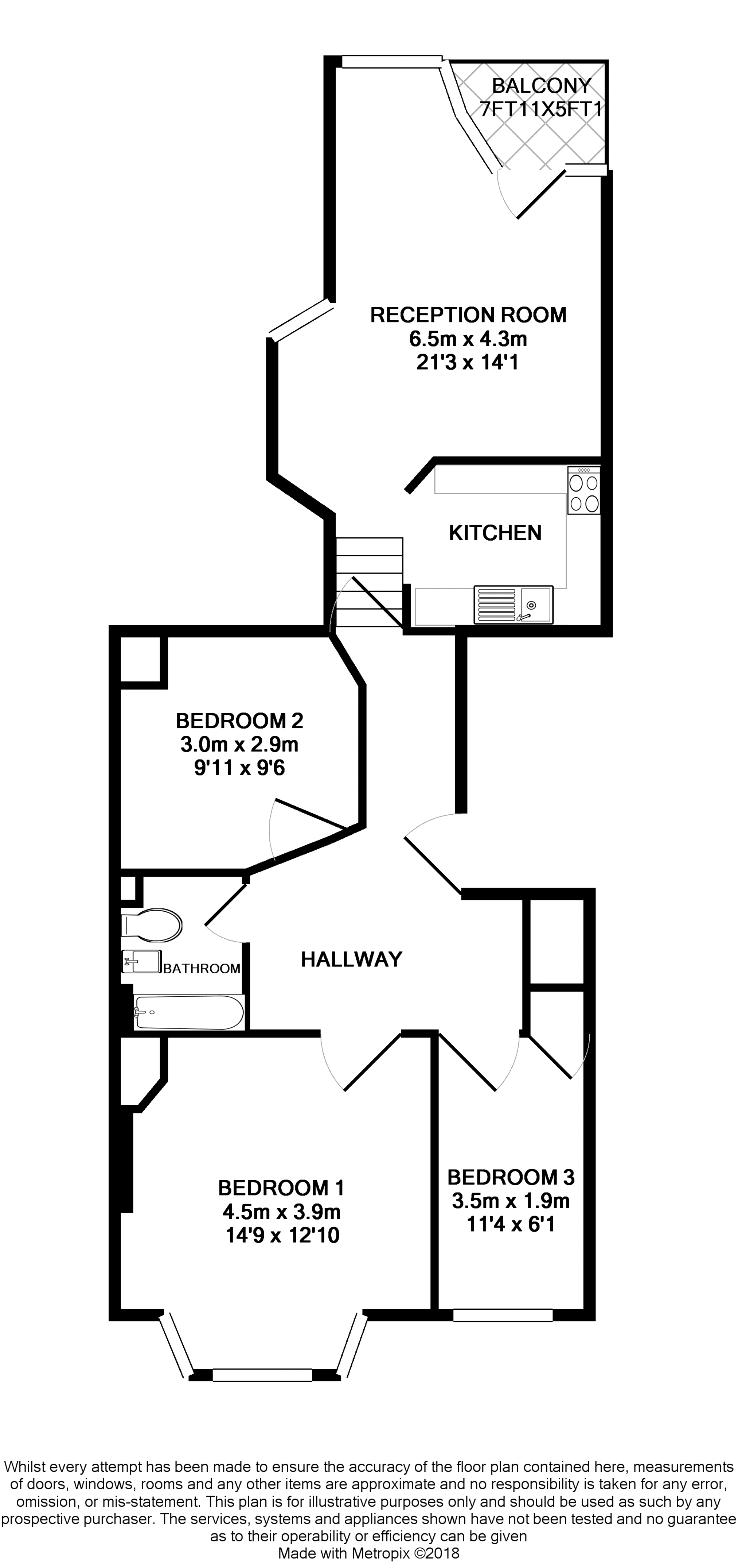 3 Bedrooms Flat to rent in Church Lane, London N8