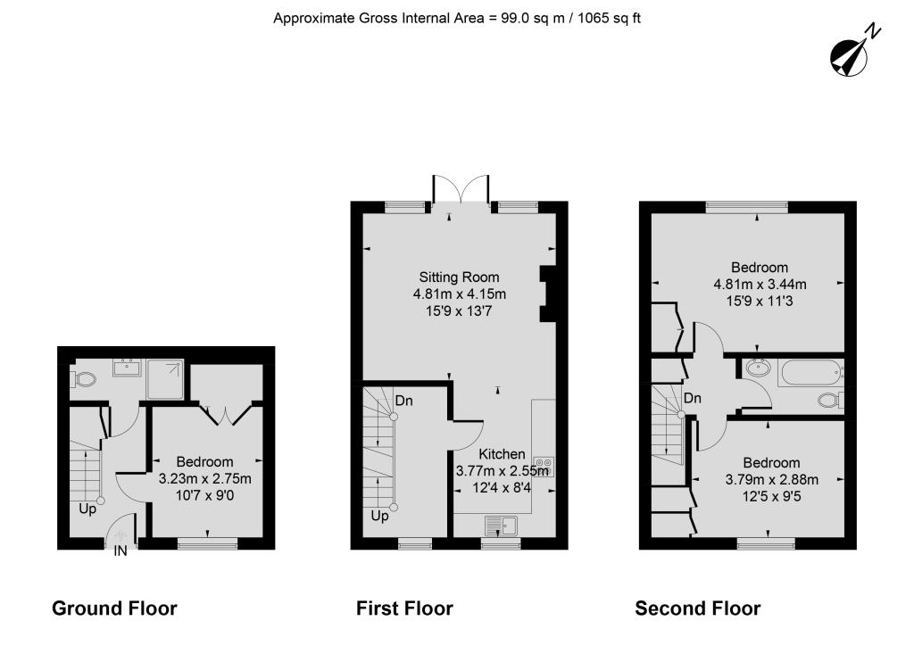 6 Crundel Rise, Moorland Road, Witney floorplan
