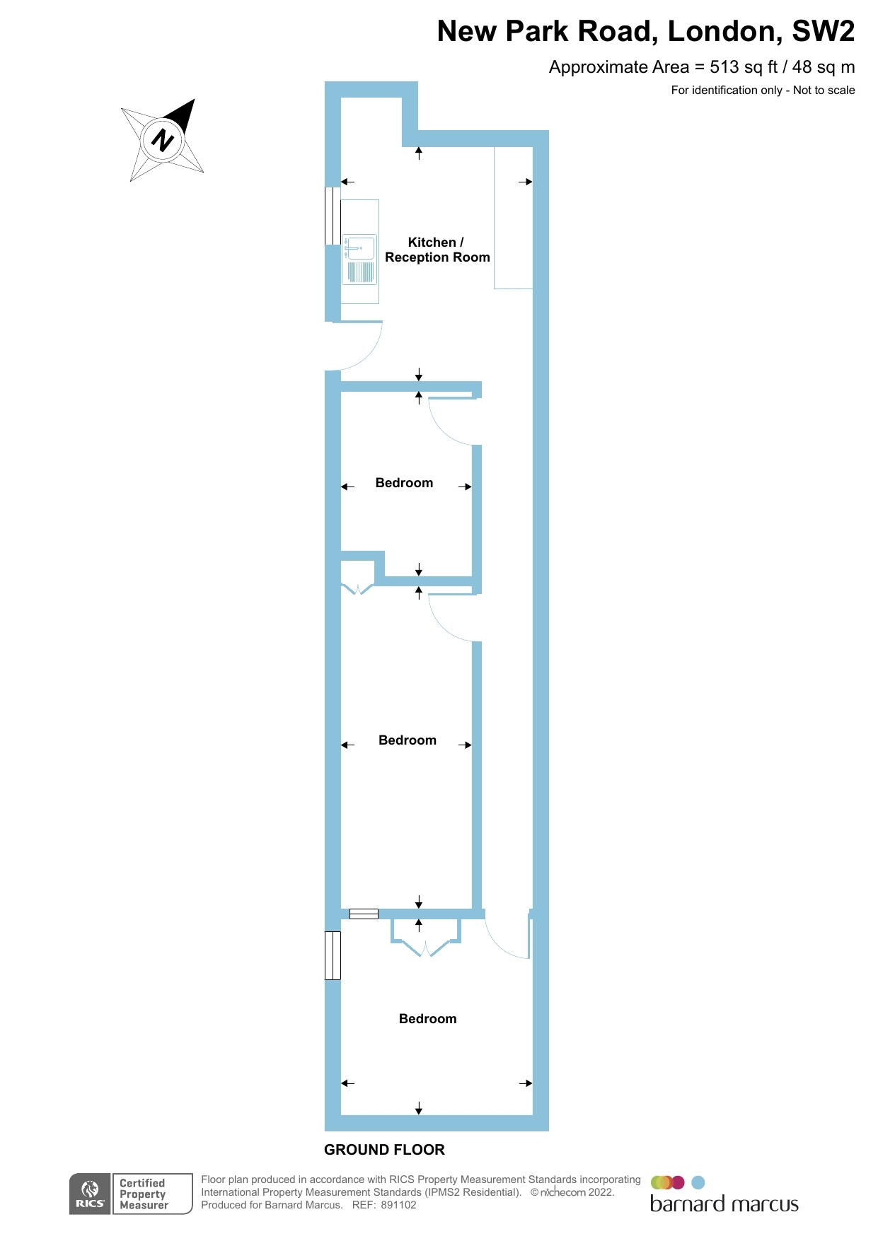 New Park Road, London SW2, 2 bedroom property for sale 62328867