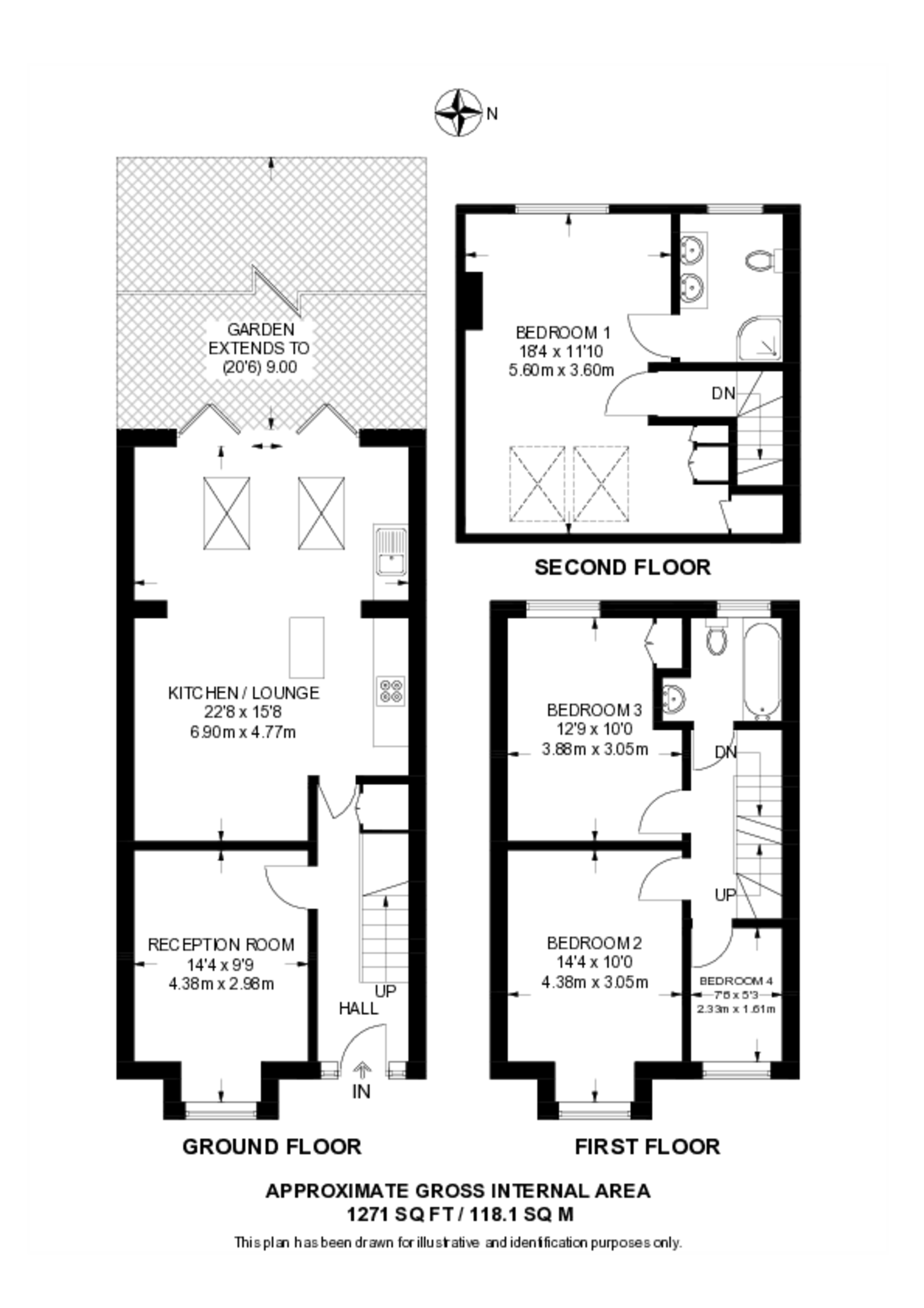 Rostella Road, Tooting floorplan