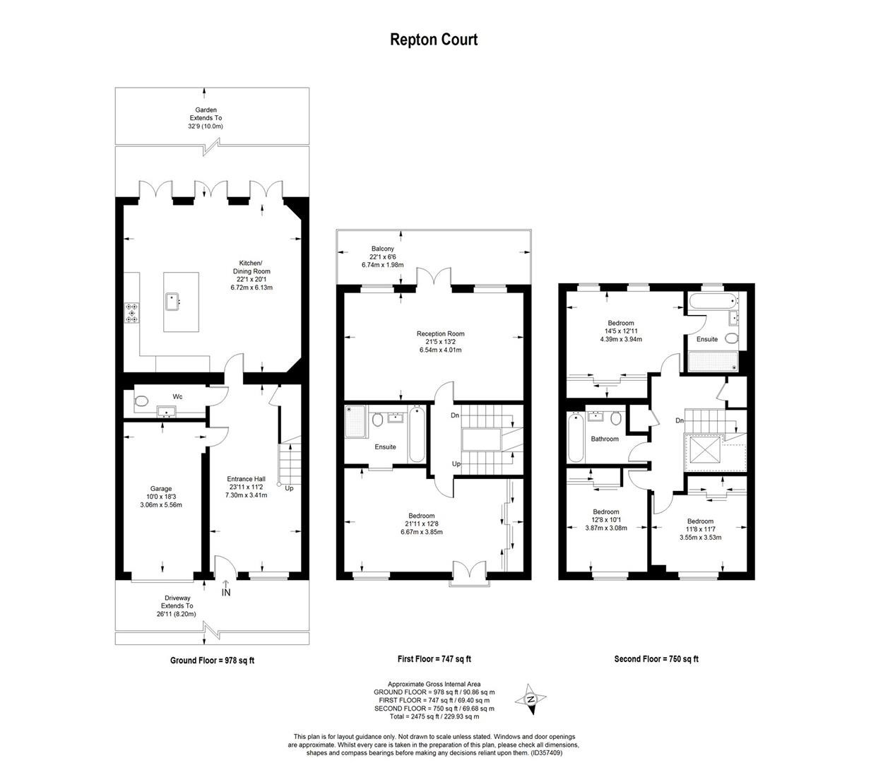 11 Repton Court, Willoughby Lane, Bromley floorplan