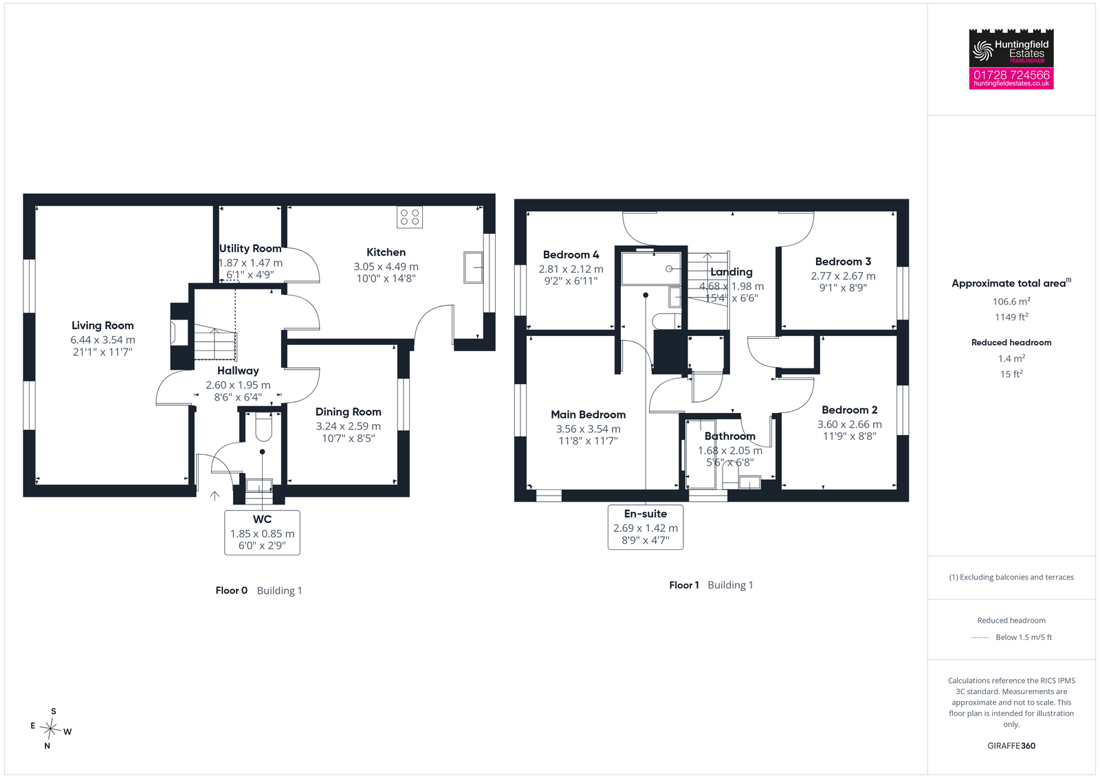 26, Fulchers Field, Woodbridge floorplan