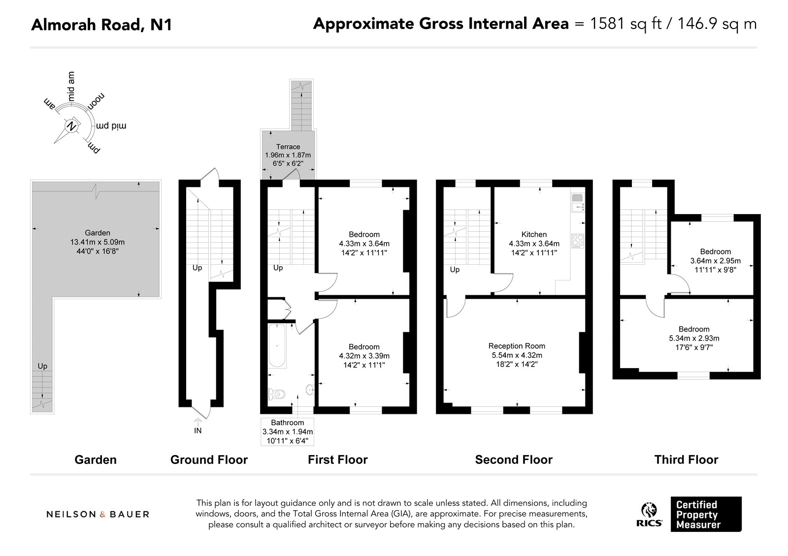 12A,, Almorah Road, London floorplan